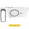 Чохол TPU+PC Jewel Sparkle with MagSafe для Apple iPhone 17 Air (6.5") Diamond White