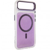 Чехол TPU+PC Jewel Sparkle with MagSafe для Apple iPhone 17 Air (6.5 дюйма) Lavender Glitter