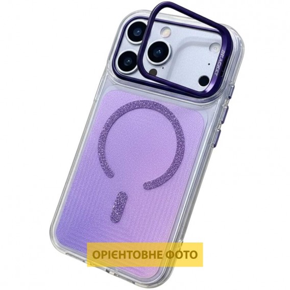 Чохол TPU+PC Jewel Sparkle with MagSafe для Apple iPhone 17 Air (6.5") Lavender Glitter