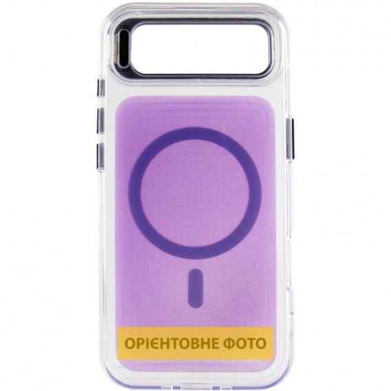 Чохол TPU+PC Jewel Sparkle with MagSafe для Apple iPhone 17 Air (6.5") Lavender Glitter Чохол TPU+PC Jewel Sparkle with MagSafe для Apple iPhone 17 Air (6.5") Lavender Glitter
