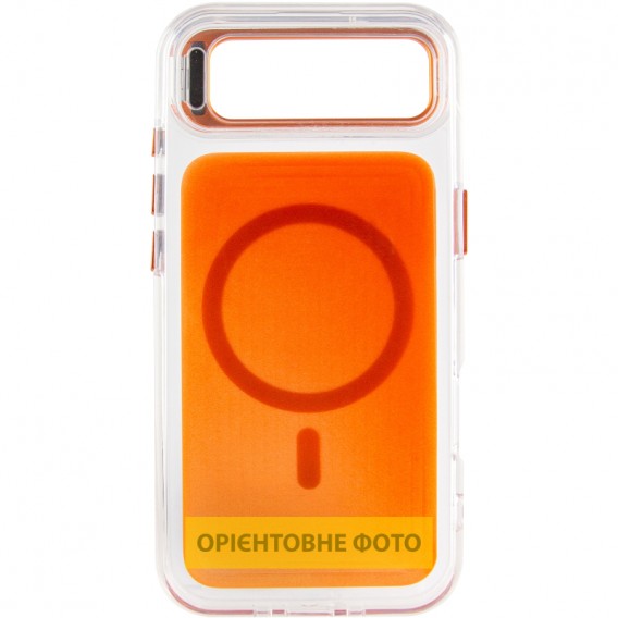 Чохол TPU+PC Jewel Sparkle with MagSafe для Apple iPhone 17 Air (6.5") Orange Sparkle Чохол TPU+PC Jewel Sparkle with MagSafe для Apple iPhone 17 Air (6.5") Orange Sparkle