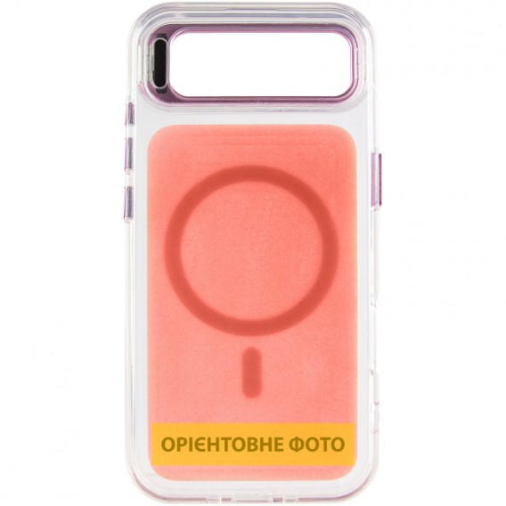 Чохол TPU+PC Jewel Sparkle with MagSafe для Apple iPhone 17 Air (6.5") Pink Ruby Чохол TPU+PC Jewel Sparkle with MagSafe для Apple iPhone 17 Air (6.5") Pink Ruby