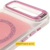 Чохол TPU+PC Jewel Sparkle with MagSafe для Apple iPhone 17 Air (6.5") Pink Ruby