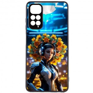 TPU+PC чехол Prisma Ladies для Xiaomi Redmi Note 11 (Global) / Note 11S Cyberpunk