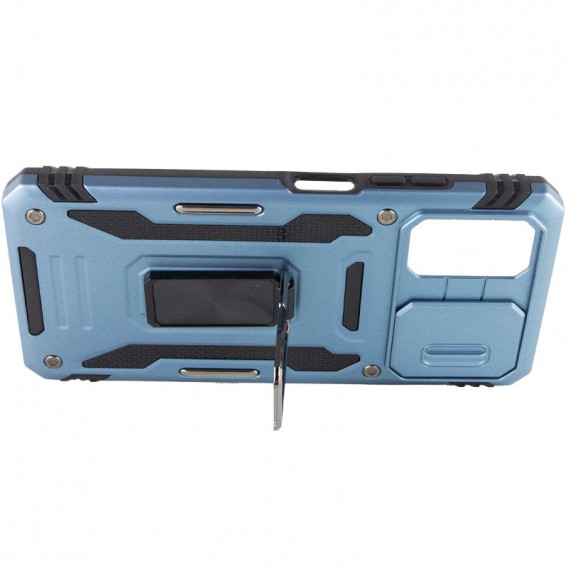 Ударостійкий чохол Camshield Army Ring для Xiaomi Poco F5 / Note 12 Turbo Блакитний / Light Blue