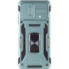 Ударопрочный чехол Camshield Army Ring для Xiaomi Poco F5 / Note 12 Turbo Зеленый / Light Green