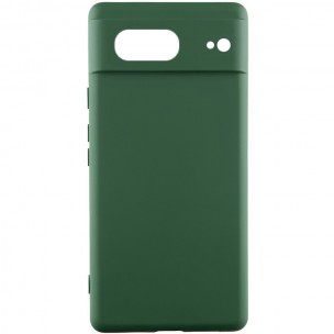 Чехол Silicone Cover Lakshmi Full Camera (AAA) для Google Pixel 7 Зеленый / Cyprus Green