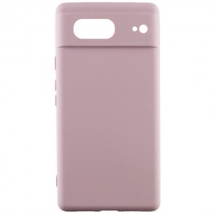 Чехол Silicone Cover Lakshmi Full Camera (AAA) для Google Pixel 7 Розовый / Pink Sand