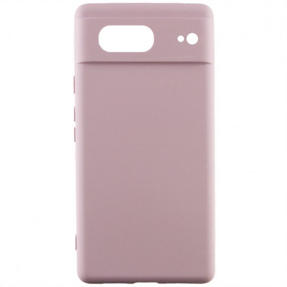 Чехол Silicone Cover Lakshmi Full Camera (AAA) для Google Pixel 7 Розовый / Pink Sand