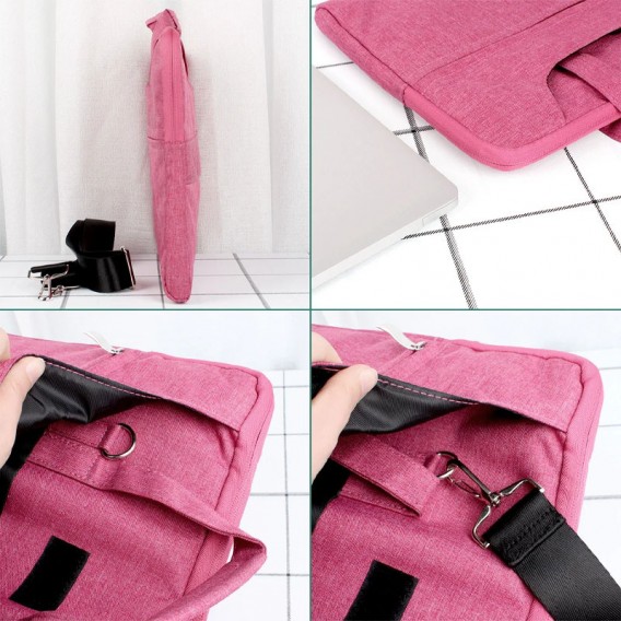 Сумка для ноутбуку Denim with Straps 13/14.2'' Rose