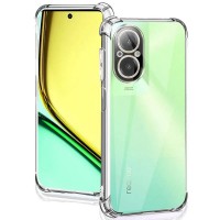 TPU чохол GETMAN Ease logo посилені кути Full Camera для Realme C67 4G Безбарвний (прозорий)
