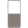 Шкіряний чохол Leather Case (AAA) для Samsung Galaxy Z Flip6 Gray