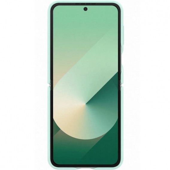Шкіряний чохол Leather Case (AAA) для Samsung Galaxy Z Flip6 Turquoise