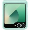 Шкіряний чохол Leather Case (AAA) для Samsung Galaxy Z Flip6 Turquoise
