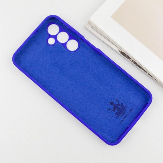 Чехол Silicone Cover Lakshmi Full Camera (AA) для Samsung Galaxy A16 4G/5G Синий / Iris
