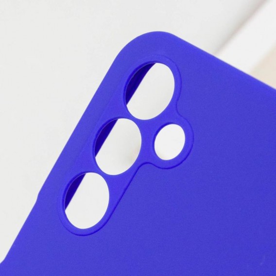 Чехол Silicone Cover Lakshmi Full Camera (AA) для Samsung Galaxy A16 4G/5G Синий / Iris