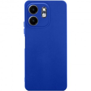 Чохол TPU GETMAN Liquid Silk Full Camera для Samsung Galaxy A31 Синій / Deep navy