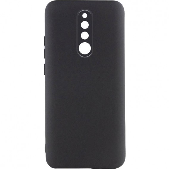 Чохол TPU GETMAN Liquid Silk Full Camera для Xiaomi Redmi 8 Чорний / Black
