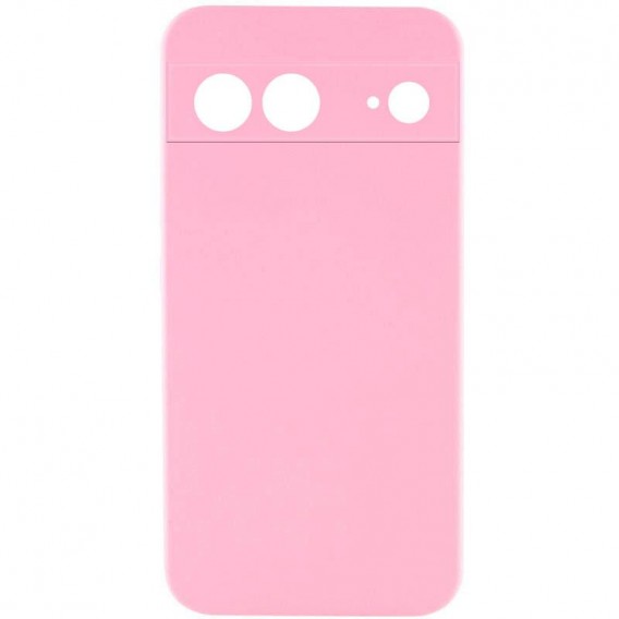 Чохол Silicone Cover Lakshmi Full Camera (AA) для Google Pixel 8 Рожевий / Pink