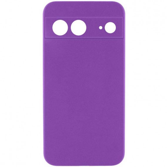 Чохол Silicone Cover Lakshmi Full Camera (AA) для Google Pixel 8 Фіолетовий / Purple