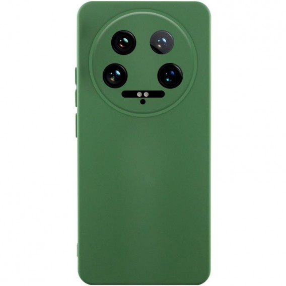 Чохол Silicone Cover Lakshmi Full Camera (AA) для Xiaomi 14 Ultra Зелений / Dark green