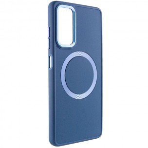 TPU чехол Bonbon Metal Style with MagSafe для Samsung Galaxy A15 4G/5G / M15 5G Синий / Cosmos Blue TPU чехол Bonbon Metal Style with MagSafe для Samsung Galaxy A15 4G/5G / M15 5G Синий / Cosmos Blue