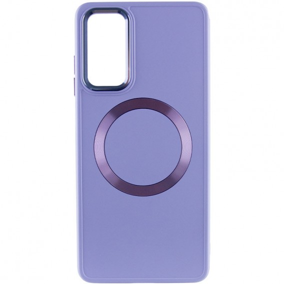TPU чохол Bonbon Metal Style with MagSafe для Samsung Galaxy A15 4G/5G / M15 5G Бузковий / Dasheen