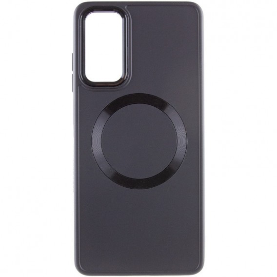 TPU чохол Bonbon Metal Style with MagSafe для Samsung Galaxy A15 4G/5G / M15 5G Чорний / Black