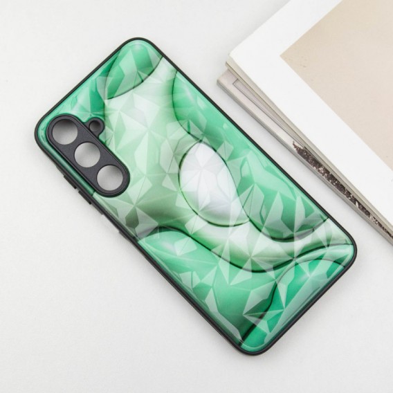 TPU+PC чехол Prisma BubbleGum для Samsung Galaxy A25 5G 3D Green