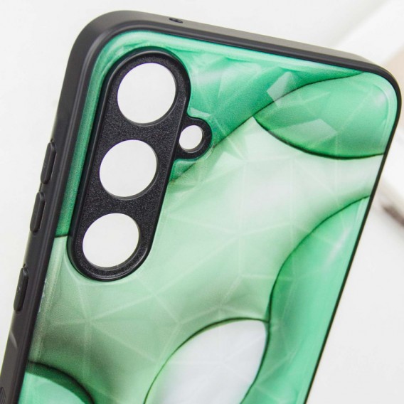 TPU+PC чехол Prisma BubbleGum для Samsung Galaxy A35 3D Green