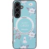 TPU+PC чехол Secret Garden with MagFit для Samsung Galaxy S24+ Mint