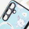 TPU+PC чехол Secret Garden with MagFit для Samsung Galaxy S24+ Mint