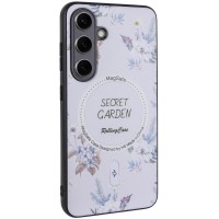TPU+PC чохол Secret Garden with MagFit для Samsung Galaxy S24+ White