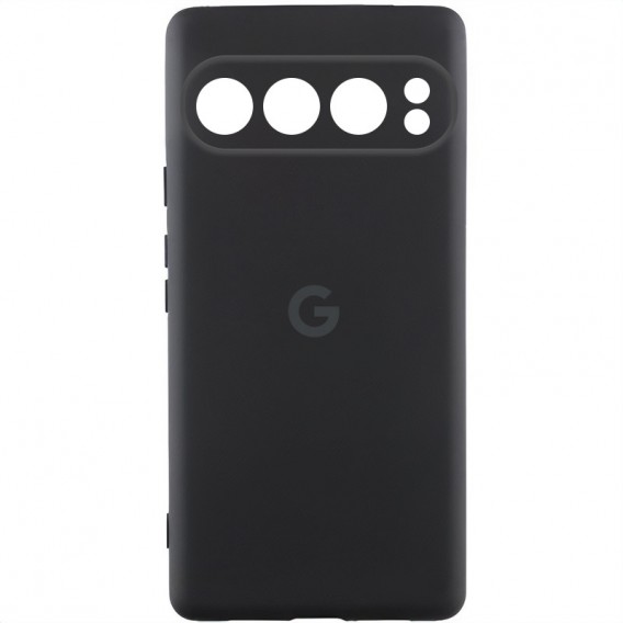 Чохол Silicone Cover Lakshmi Full Camera (AAA) with Logo для Google Pixel 9 Pro XL Чорний / Black