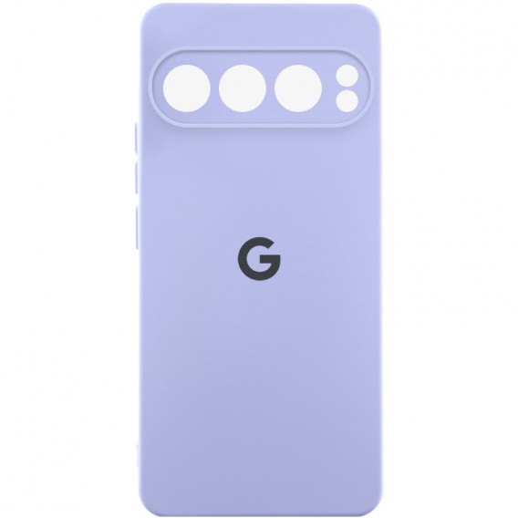 Чохол Silicone Cover Lakshmi Full Camera (AAA) with Logo для Google Pixel 9 Pro XL Бузковий / Dasheen