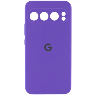 Чохол Silicone Cover Lakshmi Full Camera (AAA) with Logo для Google Pixel 9 Pro XL Фіолетовий / Amethyst