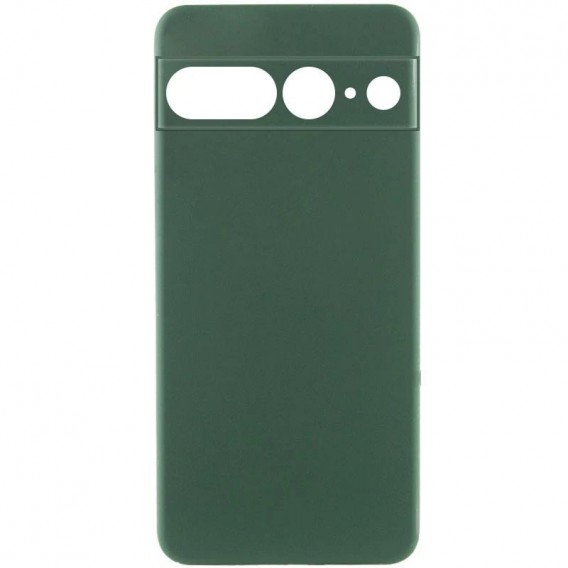 Чохол TPU GETMAN Liquid Silk Full Camera для Google Pixel 7 Pro Зелений / Dark green