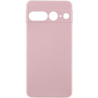 Чохол TPU GETMAN Liquid Silk Full Camera для Google Pixel 7 Pro Рожевий / Pink Sand
