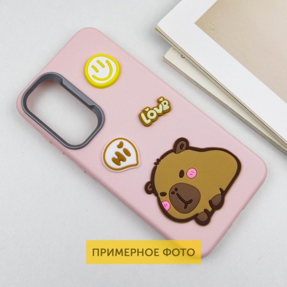 Чехол TPU Leather Toys для Xiaomi Redmi A3 Capybara / Pink
