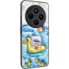 TPU+PC чехол Prisma Fluffie для Xiaomi Redmi 14C / Poco C75 Ducklings