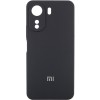 Чехол Silicone Cover Lakshmi Full Camera (AA) with logo для Xiaomi Redmi 13C / Poco C65 Черный / Black