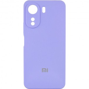 Чехол Silicone Cover Lakshmi Full Camera (AA) with logo для Xiaomi Redmi 13C / Poco C65 Сиреневый / Dasheen