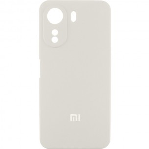 Чохол Silicone Cover Lakshmi Full Camera (AA) with logo для Xiaomi Redmi 13C / Poco C65 Білий / White