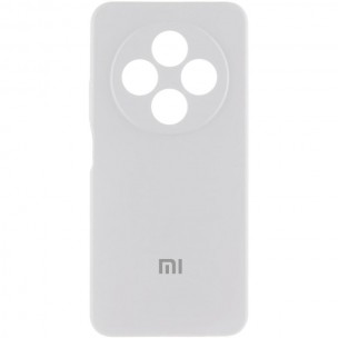 Чехол Silicone Cover Lakshmi Full Camera (AA) with logo для Xiaomi Redmi 14C / Poco C75 Белый / White