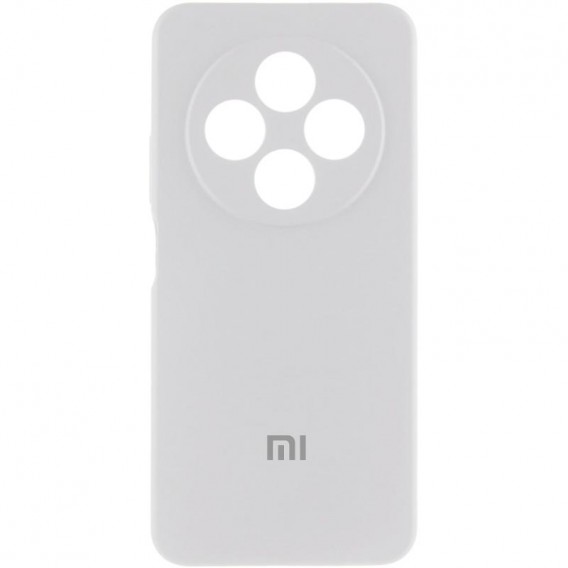Чохол Silicone Cover Lakshmi Full Camera (AA) with logo для Xiaomi Redmi 14C / Poco C75 Білий / White