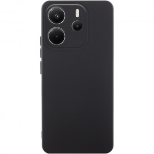 Чехол Silicone Cover Lakshmi Full Camera (AA) для Xiaomi Redmi Note 14 4G (Europe version) Черный / Black