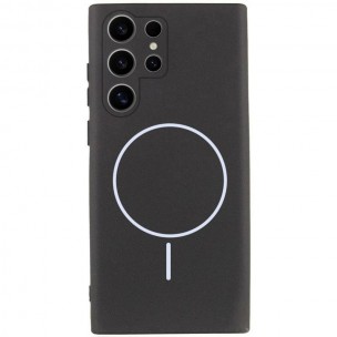 Чохол Silicone Cover Lakshmi Full Camera (AA) with MagFit для Samsung Galaxy S24 Ultra Чорний / Black