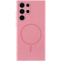 Чохол Silicone Cover Lakshmi Full Camera (AA) with MagFit для Samsung Galaxy S25 Ultra Рожевий / Light pink