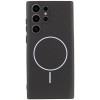 Чехол Silicone Cover Lakshmi Full Camera (AA) with MagFit для Samsung Galaxy S25 Ultra Черный / Black