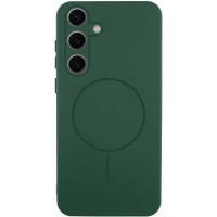 Чохол Silicone Cover Lakshmi Full Camera (AA) with MagFit для Samsung Galaxy S25+ Зелений / Dark green